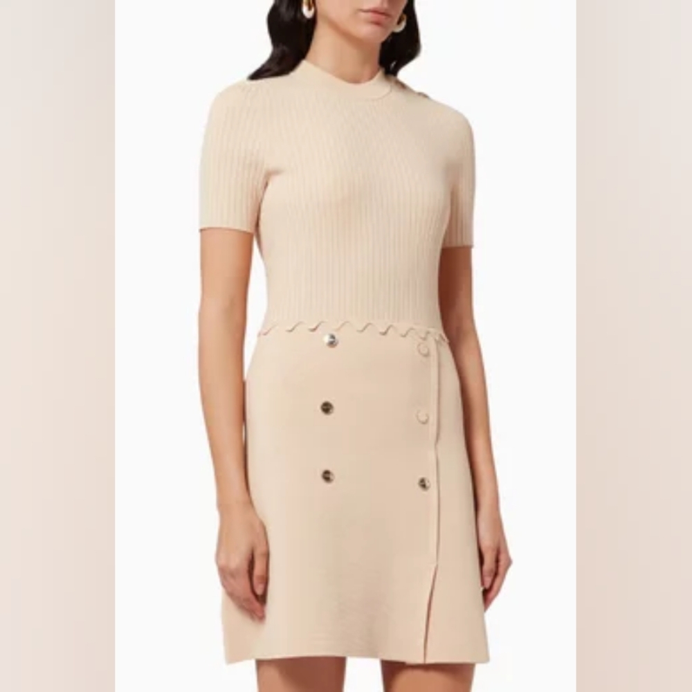 SANDROAlyssa Dress in Ribbed Viscose Knit